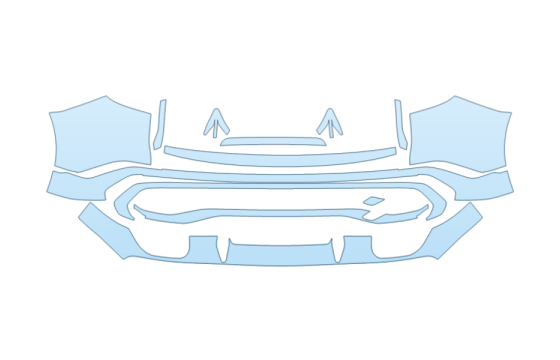 2027 AUDI Q5 BASE REAR BUMPER W/S-LINE TRIM paint protection film kit