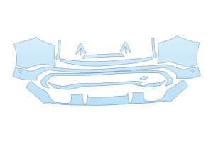 2025 AUDI Q5 PROGRESSIV REAR BUMPER W SENSORS W/S-LINE TRIM