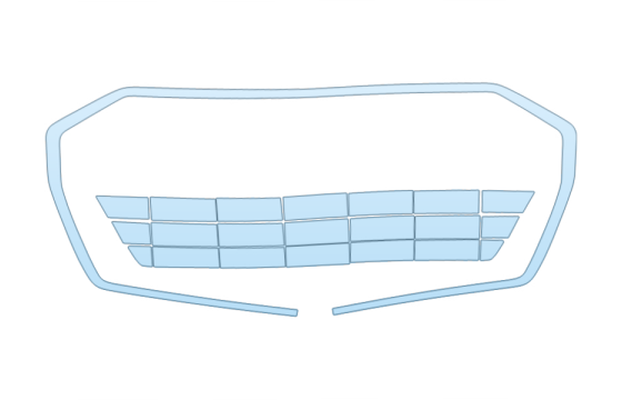 2027 AUDI Q5 S-LINE GRILL PPF kit 2027 AUDI Q5 S-LINE GRILL paint protection film kit