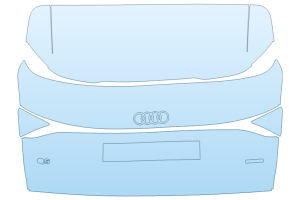 2025 AUDI Q5 SPORTBACK PRESTIGE FULL REAR HATCH W/EMBLEMS