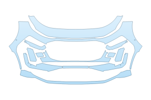 2025 AUDI Q6 SPORTBACK E TRON PREMIUM BUMPER W SENSORS