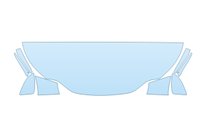 2025 LEXUS NX F-SPORT 350-450H HOOD FENDERS MIRRORS 24 INCH STRAIGHT