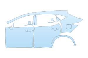 2025 LEXUS NX F-SPORT 350-450H DRIVER SIDE