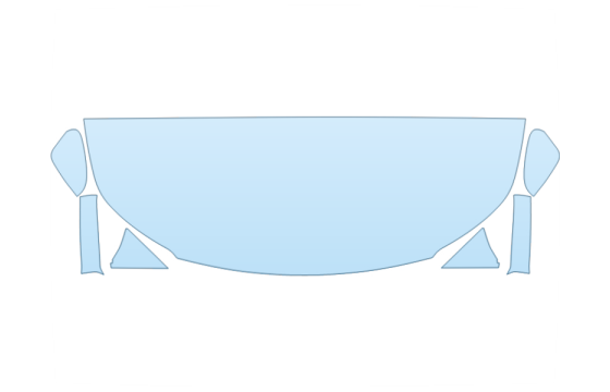 2026 SUBARU OUTBACK LIMITED HOOD FENDERS MIRRORS 24 INCH STRAIGHT (WRAPPED EDGES) PPF kit 2026 SUBARU OUTBACK LIMITED HOOD FENDERS MIRRORS 24 INCH STRAIGHT (WRAPPED EDGES) paint protection film kit