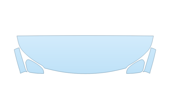 2027 SUBARU OUTBACK LIMITED XT HOOD FENDERS MIRRORS 18 INCH STRAIGHT (WRAPPED EDGES) paint protection film kit
