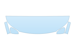 2026 SUBARU OUTBACK PREMIUM HOOD FENDERS MIRRORS 18 INCH STRAIGHT (WRAPPED EDGES)
