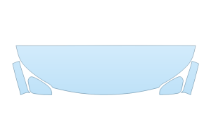 2027 SUBARU OUTBACK TOURING HOOD FENDERS MIRRORS 18 INCH STRAIGHT (WRAPPED EDGES)
