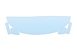 2027 SUBARU OUTBACK TOURING XT HOOD FENDERS MIRRORS 18 INCH STRAIGHT (WRAPPED EDGES)