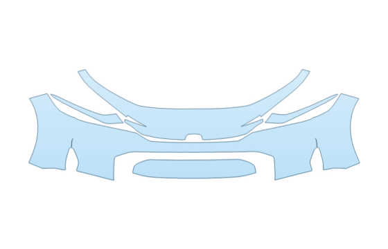 2025 HONDA CIVIC SI SEDAN BUMPER paint protection film kit