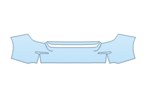 2025 HONDA CIVIC SI SEDAN REAR BUMPER