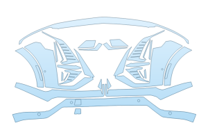 2026 CADILLAC LYRIQ-V V-SERIES BUMPER W SENSORS