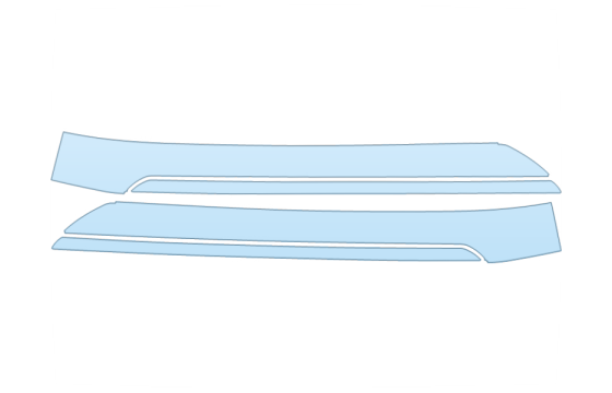 2026 CADILLAC LYRIQ-V V-SERIES A PILLARS PPF kit 2026 CADILLAC LYRIQ-V V-SERIES A PILLARS paint protection film kit