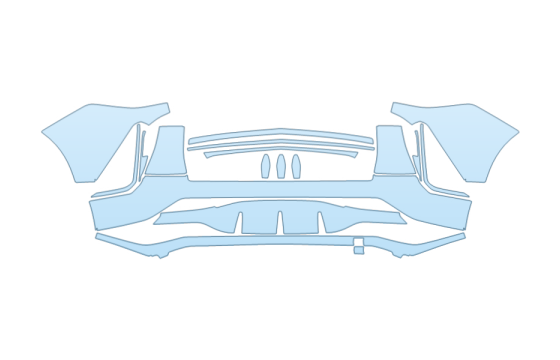 2026 CADILLAC LYRIQ-V V-SERIES PREMIUM REAR BUMPER PPF kit 2026 CADILLAC LYRIQ-V V-SERIES PREMIUM REAR BUMPER paint protection film kit