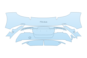 2026 HONDA PRELUDE HYBRID TWO-TONE REAR BUMPER W/LETTERING