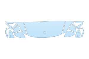2026 PORSCHE TAYCAN CROSS TURISMO 4S HOOD FENDERS MIRRORS 18 INCH STRAIGHT (WRAPPED EDGES)