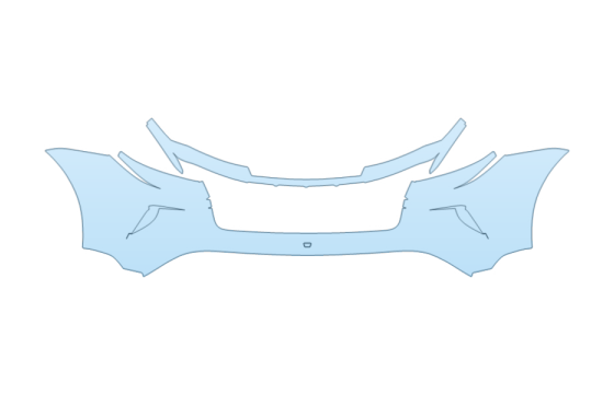 2027 PORSCHE TAYCAN CROSS TURISMO TURBO S REAR BUMPER W/OFF ROAD PKG PPF kit 2027 PORSCHE TAYCAN CROSS TURISMO TURBO S REAR BUMPER W/OFF ROAD PKG paint protection film kit