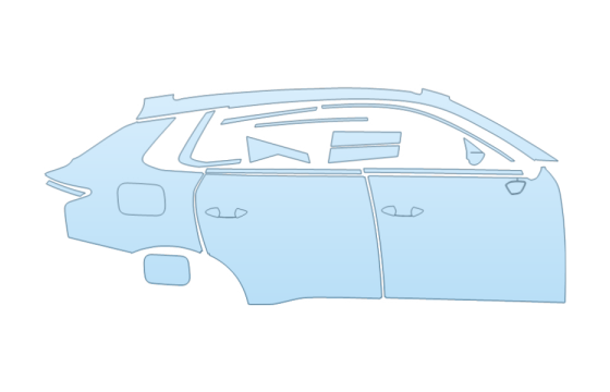 2026 AUDI Q3 S-LINE FULL PASSENGER SIDE PPF kit 2026 AUDI Q3 S-LINE FULL PASSENGER SIDE paint protection film kit