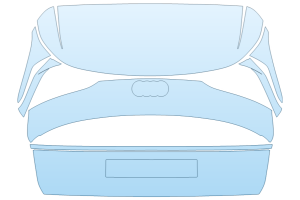 2026 AUDI Q3 S-LINE FULL REAR HATCH NO EMBLEMS