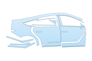 2027 LEXUS ES 350E FWD PASSENGER SIDE