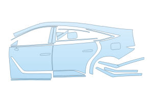 2026 LEXUS ES 350H PREMIUM DRIVER SIDE W/GASCAP