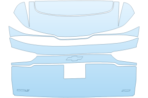 2027 CHEVROLET BOLT RS FULL REAR HATCH W/BOLT AND RS EMBLEMS