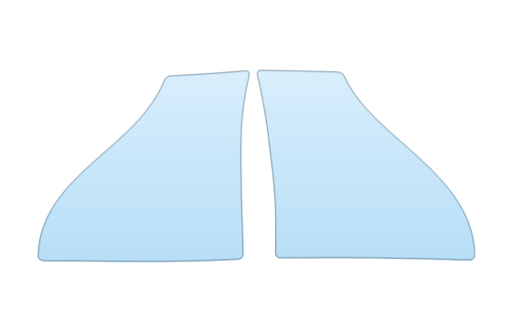 2014 CHRYSLER TOWN & COUNTRY S REAR SPLASH paint protection film kit