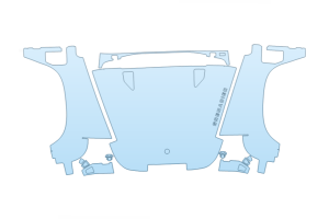 2025 INEOS GRENADIER TRAILMASTER EDITION HOOD FENDERS MIRRORS FULL (WRAPPED EDGES)