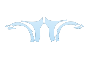 2027 INFINITI QX65 LUXE FULL FENDERS FENDER FLARES