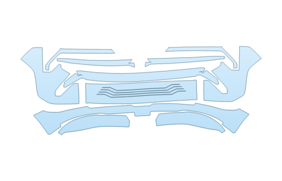 2026 KIA EV3 GT REAR BUMPER paint protection film kit