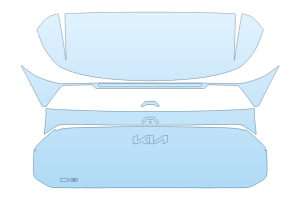 2026 KIA EV3 GT FULL REAR HATCH W/EMBLEMS