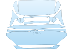 2027 KIA EV5 LIGHT FULL REAR HATCH NO EMBLEMS