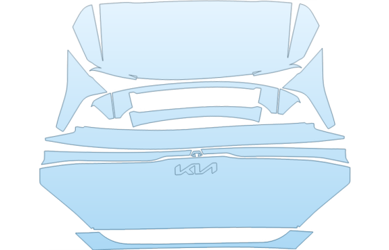 2026 KIA EV5 LIGHT FULL REAR HATCH NO EMBLEMS PPF kit 2026 KIA EV5 LIGHT FULL REAR HATCH NO EMBLEMS paint protection film kit