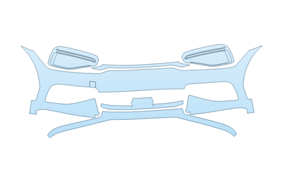2025 KIA EV6 GT-LINE BUMPER paint protection film kit