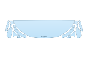 2026 KIA EV6 GT-LINE HOOD FENDERS MIRRORS 24 INCH STRAIGHT