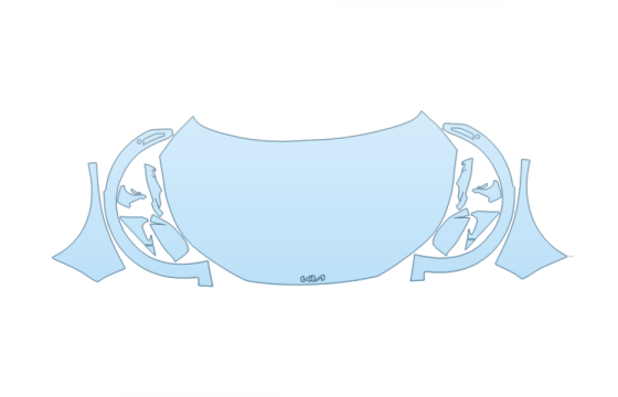 2026 KIA EV6 GT-LINE HOOD FENDERS MIRRORS FULL paint protection film kit