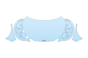 2026 KIA EV6 GT-LINE HOOD FENDERS MIRRORS FULL (WRAPPED EDGES)
