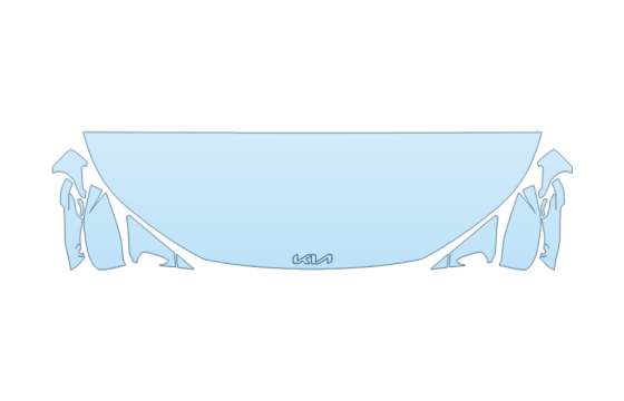 2025 KIA EV6 LIGHT HOOD FENDERS MIRRORS 24 INCH STRAIGHT PPF kit 2025 KIA EV6 LIGHT HOOD FENDERS MIRRORS 24 INCH STRAIGHT paint protection film kit
