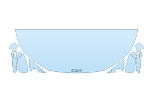 2025 KIA EV6 LIGHT HOOD FENDERS MIRRORS 30 INCH STRAIGHT