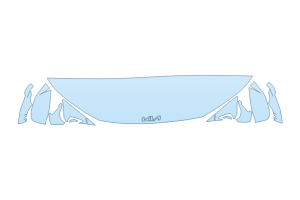 2025 KIA EV6 WIND HOOD FENDERS MIRRORS 18 INCH STRAIGHT
