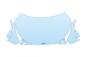 2025 KIA EV6 WIND HOOD FENDERS MIRRORS FULL (WRAPPED EDGES)