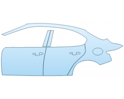 Precut PPF Kit – Clear Bra Paint Protection Film PAINT PROTECTION KIT - 2024 ALFA ROMEO GIULIA BASE REAR FENDER AND DOOR KIT LEFT SIDE ONLY - PRECUT PPF CLEAR BRA WRAP