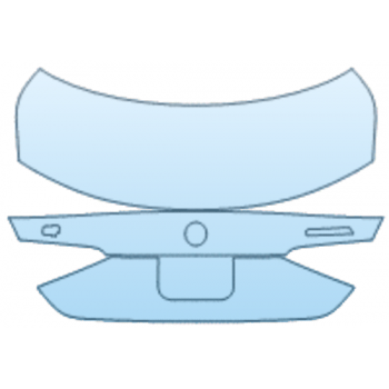 PAINT PROTECTION KIT - 2024 ALFA ROMEO GIULIA BASE TRUNK LID KIT EMBLEM PLACEMENT VARIES WITH Q2 AND GIULIA EMBLEMS - PRECUT PPF CLEAR BRA WRAP