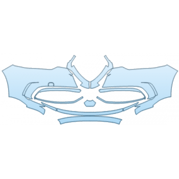 PAINT PROTECTION KIT - 2024 ALFA ROMEO TONALE BASE BUMPER KIT WITHOUT PARKING SENSORS - PRECUT PPF CLEAR BRA WRAP