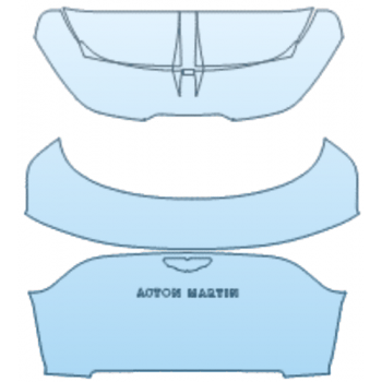 PAINT PROTECTION KIT - 2025 ASTON MARTIN DBX 707 TRUNK LID AND SPOILER KIT INCONSISTENT EMBLEM PLACEMENT - PRECUT PPF CLEAR BRA WRAP