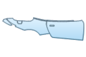 2027 ASTON MARTIN DB12 VOLANTE DOOR AND REAR FENDER KIT RIGHT SIDE ONLY