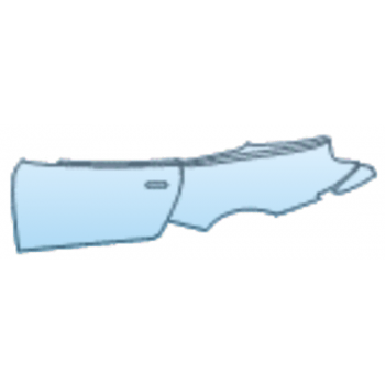 PAINT PROTECTION KIT - 2025 ASTON MARTIN DB12 COUPE DOOR AND REAR FENDER KIT LEFT SIDE ONLY - PRECUT PPF CLEAR BRA WRAP