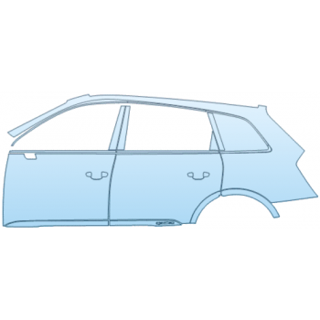 PAINT PROTECTION KIT - 2025 AUDI Q7 PREMIUM DOOR AND REAR FENDER KIT LEFT SIDE ONLY - PRECUT PPF CLEAR BRA WRAP