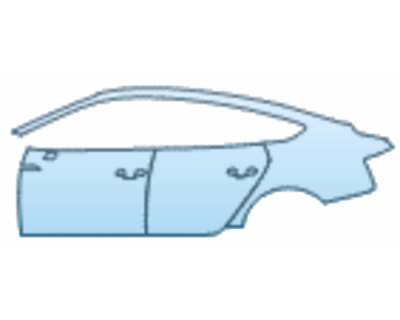 PAINT PROTECTION KIT - 2025 AUDI S5 SPORTBACK PRESTIGE DOOR AND REAR FENDER KIT LEFT SIDE ONLY - PRECUT PPF CLEAR BRA WRAP