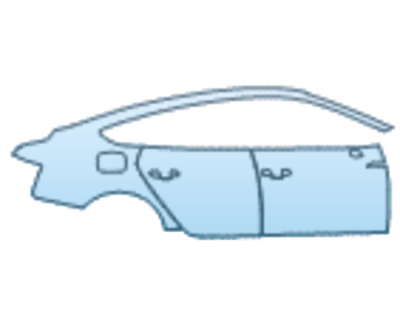 PAINT PROTECTION KIT - 2025 AUDI S5 SPORTBACK PRESTIGE REAR FENDER AND DOOR KIT RIGHT SIDE ONLY - PRECUT PPF CLEAR BRA WRAP