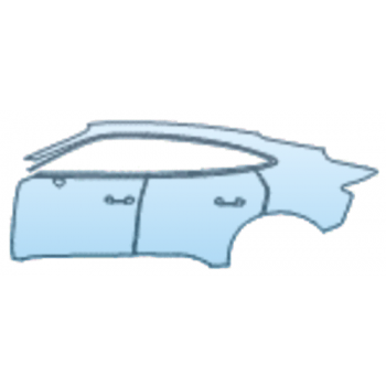 Precut PPF Kit – Clear Bra Paint Protection Film PAINT PROTECTION KIT - 2025 AUDI E-TRON GT RS DOOR AND REAR FENDER KIT LEFT SIDE ONLY - PRECUT PPF CLEAR BRA WRAP